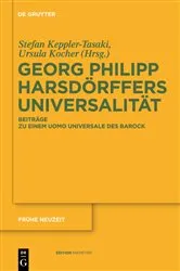 Book cover of Georg Philipp Harsdörffers Universalität by Stefan Keppler-Tasaki