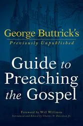 Book cover of George Buttrick's Guide to Preaching the Gospel by Charles N. Davidson