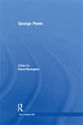 Book cover of George Peele by David Bevington