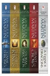 Book cover of George R. R. Martin's A Game of Thrones 5-Book Boxed Set (Song of Ice and Fire  Series) by George R. R. Martin