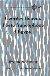 Book cover of Georges Henein, Poète francophone d’Égypte by Tamara Alvarez-Detrell
