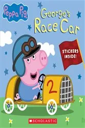Book cover of George's Race Car (Peppa Pig) by Cala Spinner