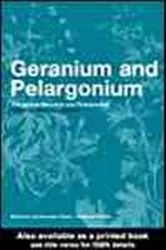 Book cover of Geranium and Pelargonium by Unknown