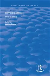 Book cover of Gerhard on Music by Roberto Gerhard