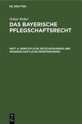 Book cover of Gerichtliche Entscheidungen und wissenschaftliche Erörterungen by Unknown