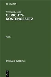 Book cover of Gerichtskostengesetz (2nd ed.) by Unknown