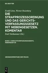 Book cover of Gerichtsverfassungsgesetz, Nebengesetze (20th ed.) by Emil Niethammer