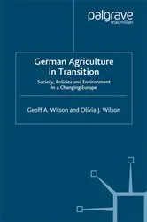 Book cover of German Agriculture in Transition by G. Wilson