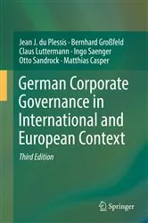 Book cover of German Corporate Governance in International and European Context (3rd ed.) by Unknown