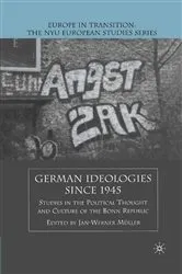 Book cover of German Ideologies Since 1945 by J. Muller