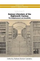 Book cover of German Literature of the Eighteenth Century by Barbara Becker-Cantarino