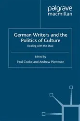 Book cover of German Writers and the Politics of Culture by Paul Cooke
