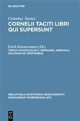 Book cover of Germania, Agricola, Dialogus de oratoribus (3rd ed.) by Cornelius Tacitus