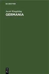 Book cover of Germania by Jacob Wimpfeling