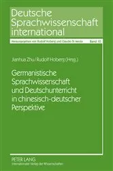 Book cover of Germanistische Sprachwissenschaft und Deutschunterricht in chinesisch-deutscher Perspektive by Rudolf Hoberg