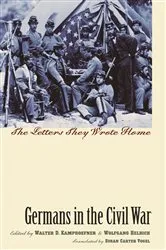 Book cover of Germans in the Civil War by Walter D. Kamphoefner
