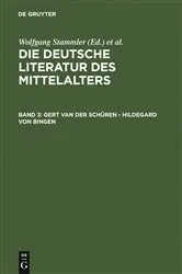 Book cover of Gert van der Schüren - Hildegard von Bingen (2nd ed.) by Wolfgang Stammler