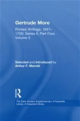 Book cover of Gertrude More by Arthur F. Marotti