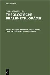 Book cover of Gesammtregister. Bibelstellen, Orte und Sachen Studienausgabe by Gerhard Müller