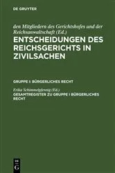 Book cover of Gesamtregister zu Gruppe I Bürgerliches Recht by Erika Schimmelpfennig