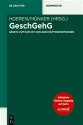 Book cover of GeschGehG by Unknown