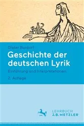 Book cover of Geschichte der deutschen Lyrik (2nd ed.) by Dieter Burdorf