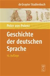 Book cover of Geschichte der deutschen Sprache (10th ed.) by Peter Polenz