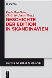 Book cover of Geschichte der Edition in Skandinavien by Paula Henrikson