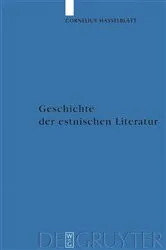 Book cover of Geschichte der estnischen Literatur by Cornelius Th. Hasselblatt