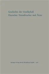 Book cover of Geschichte der Gesellschaft Deutscher Naturforscher und Ärzte by M. Pfannenstiel
