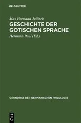 Book cover of Geschichte der gotischen Sprache by Max Hermann Jellinek
