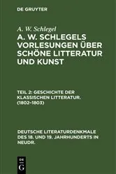 Book cover of Geschichte der Klassischen Litteratur. (1802–1803) by Unknown