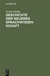 Book cover of Geschichte der neueren Sprachwissenschaft by Unknown
