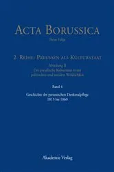Book cover of Geschichte der preussischen Denkmalpflege 1815 bis 1860 by Andreas Meinecke