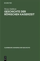 Book cover of Geschichte der Römischen Kaiserzeit (2nd ed.) by Werner Dahlheim