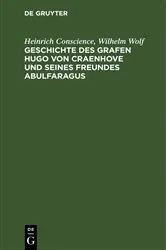Book cover of Geschichte des Grafen Hugo von Craenhove und seines Freundes Abulfaragus by Heinrich Conscience