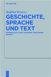 Book cover of Geschichte, Sprache und Text by Siegfried Kreuzer