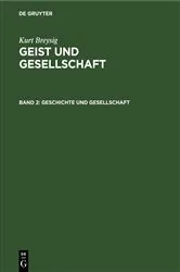 Book cover of Geschichte und Gesellschaft by Kurt Breysig