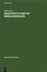 Book cover of Geschichtliches im Nibelungenlied by Bálint Hóman