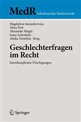 Book cover of Geschlechterfragen im Recht by Magdalena Januszkiewicz