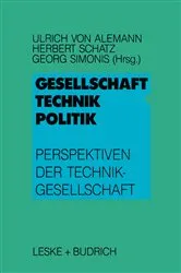 Book cover of Gesellschaft â€” Technik â€” Politik by Ulrich Alemann