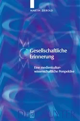 Book cover of Gesellschaftliche Erinnerung by Martin Zierold