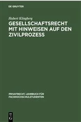 Book cover of Gesellschaftsrecht mit Hinweisen auf den Zivilprozeß by Unknown