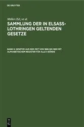 Book cover of Gesetze aus der Zeit von 1886 bis 1890 mit alphabetischem Register für alle 5 Bände by Möller