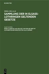 Book cover of Gesetze aus der Zeit von 1891 bis 1895 mit alphabetischem Register für alle 6 Bände by Jacob Carl