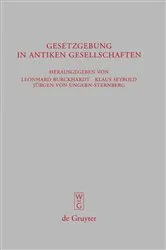 Book cover of Gesetzgebung in antiken Gesellschaften by Leonhard Burckhardt