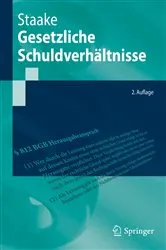 Book cover of Gesetzliche Schuldverhältnisse (2nd ed.) by Marco Staake