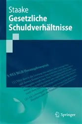 Book cover of Gesetzliche Schuldverhältnisse by Marco Staake