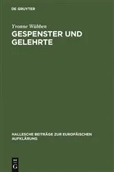 Book cover of Gespenster und Gelehrte by Yvonne Wübben