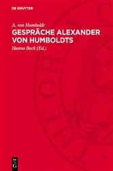 Book cover of Gespräche Alexander von Humboldts by A. von Humboldt
